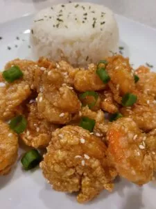 sesame honey garlic shrimp gluten free