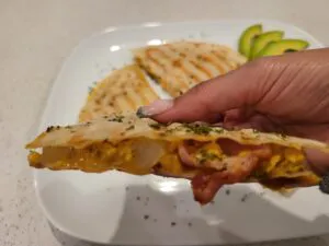 High Protein Breakfast Quesadilla